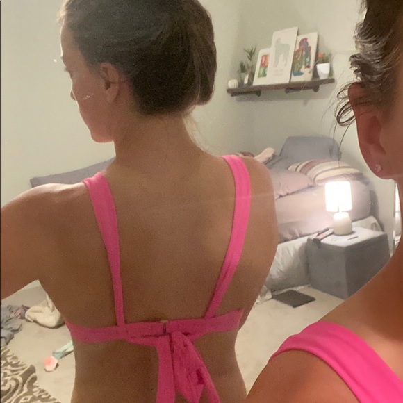 Pink Target Swimsuit - Picture 3 of 5